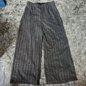 Candie's Shimmering Black Wide-Leg Pants